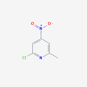 molecular formula C6H5ClN2O2 B1296565 2-氯-6-甲基-4-硝基吡啶 CAS No. 79055-51-9