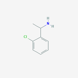 molecular formula C8H10ClN B1296576 1-(2-Chlorophenyl)ethanamine CAS No. 39959-67-6