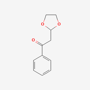 molecular formula C11H12O3 B1296578 2-(1,3-二氧杂环-2-基)-1-苯乙酮 CAS No. 55337-55-8