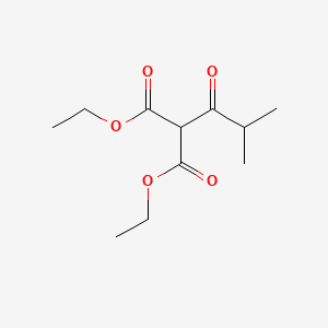 molecular formula C11H18O5 B1296581 Diethyl isobutyroylmalonate CAS No. 21633-78-3