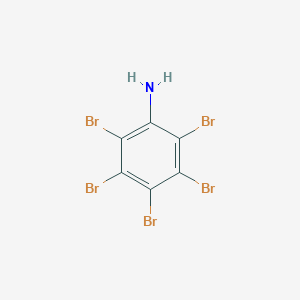 molecular formula C6H2Br5N B129659 2,3,4,5,6-Pentabromoaniline CAS No. 13665-98-0
