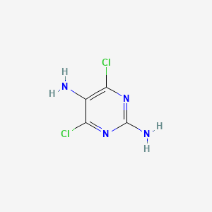 molecular formula C4H4Cl2N4 B1296591 2,5-Diamino-4,6-dichloropyrimidine CAS No. 55583-59-0