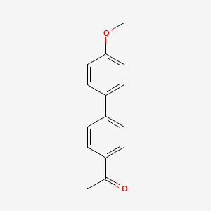 molecular formula C15H14O2 B1296596 1-(4'-Methoxy-biphenyl-4-yl)-ethanone CAS No. 13021-18-6