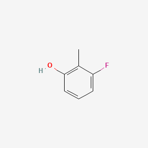 molecular formula C7H7FO B1296599 3-氟-2-甲基苯酚 CAS No. 443-87-8