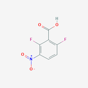 molecular formula C7H3F2NO4 B1296600 2,6-Difluoro-3-nitrobenzoic acid CAS No. 83141-10-0