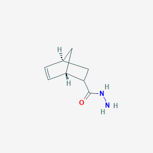 molecular formula C8H12N2O B12966002 (1S,4S)-Bicyclo[2.2.1]hept-5-ene-2-carbohydrazide 