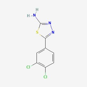 molecular formula C8H5Cl2N3S B1296603 5-(3,4-Dichlorophenyl)-1,3,4-thiadiazol-2-amine CAS No. 28004-64-0