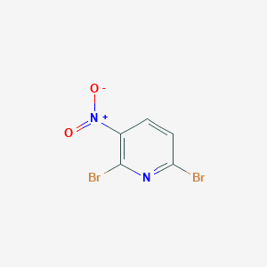 molecular formula C5H2Br2N2O2 B1296604 2,6-Dibromo-3-nitropyridine CAS No. 55304-80-8