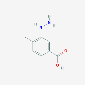 molecular formula C8H10N2O2 B1296605 3-Hydrazino-4-methylbenzoic acid 