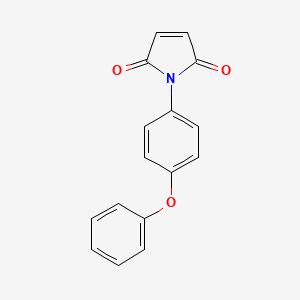 molecular formula C16H11NO3 B1296611 1-(4-Phenoxyphenyl)-1H-pyrrole-2,5-dione CAS No. 69422-82-8
