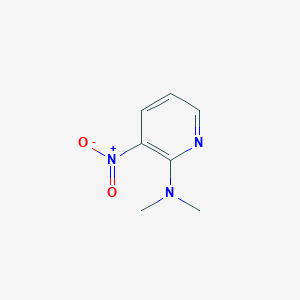 molecular formula C7H9N3O2 B1296619 N,N-dimethyl-3-nitropyridin-2-amine CAS No. 5028-23-9