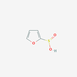 molecular formula C4H4O3S B12966224 Furan-2-sulfinic acid CAS No. 88576-65-2