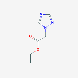 molecular formula C6H9N3O2 B1296624 ethyl 2-(1H-1,2,4-triazol-1-yl)acetate CAS No. 56563-01-0