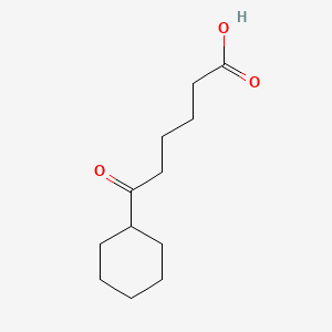 molecular formula C12H20O3 B1296627 6-Cyclohexyl-6-oxohexanoic acid CAS No. 20606-25-1