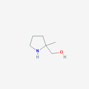 molecular formula C6H13NO B1296631 (2-Methylpyrrolidin-2-yl)methanol CAS No. 955029-45-5