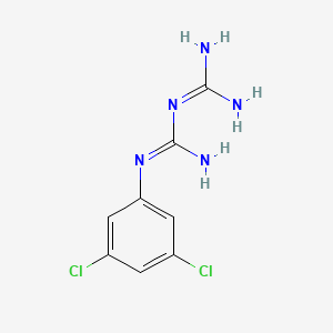 molecular formula C8H9Cl2N5 B1296633 N-(3,5-dichlorophenyl)imidodicarbonimidic diamide CAS No. 1672-93-1