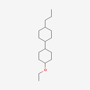 B1296635 (1r,1's,4R,4'R)-4-Ethoxy-4'-propyl-1,1'-bi(cyclohexane) CAS No. 95756-62-0