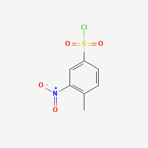 molecular formula C7H6ClNO4S B1296637 4-Methyl-3-nitrobenzenesulfonyl chloride CAS No. 616-83-1