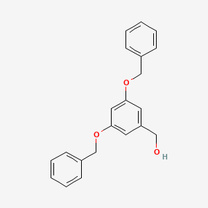 molecular formula C21H20O3 B1296644 3,5-Dibenzyloxybenzyl alcohol CAS No. 24131-31-5