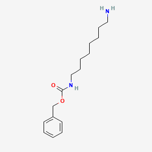 molecular formula C16H26N2O2 B1296648 Carbamic acid, (8-aminooctyl)-, phenylmethyl ester CAS No. 66095-19-0