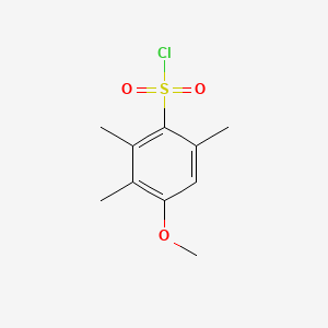 molecular formula C10H13ClO3S B1296649 4-Methoxy-2,3,6-trimethylbenzenesulfonyl chloride CAS No. 80745-07-9