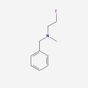 molecular formula C10H14FN B12966515 N-Benzyl-2-fluoro-N-methylethan-1-amine 