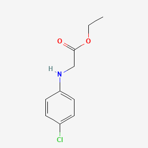 molecular formula C10H12ClNO2 B1296652 Ethyl N-(4-chlorophenyl)glycinate CAS No. 2521-89-3