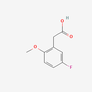 molecular formula C9H9FO3 B1296655 5-Fluoro-2-methoxyphenylacetic acid CAS No. 383134-85-8