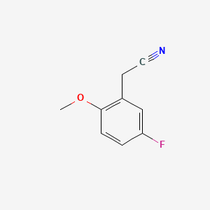 molecular formula C9H8FNO B1296656 2-(5-Fluoro-2-methoxyphenyl)acetonitrile CAS No. 501008-41-9