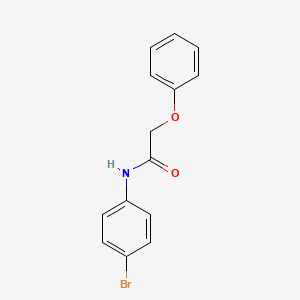 molecular formula C14H12BrNO2 B1296657 N-(4-bromophenyl)-2-phenoxyacetamide CAS No. 18861-19-3