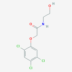 molecular formula C10H10Cl3NO3 B1296658 N-(2-hydroxyethyl)-2-(2,4,5-trichlorophenoxy)acetamide CAS No. 19336-01-7