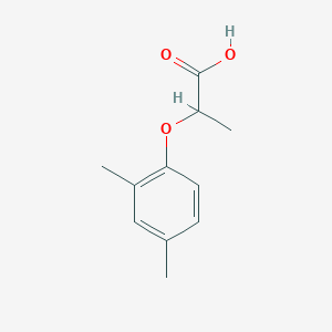 molecular formula C11H14O3 B1296660 2-(2,4-Dimethylphenoxy)propanoic acid CAS No. 777-02-6