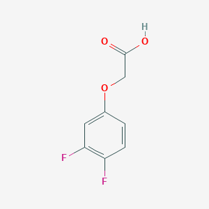molecular formula C8H6F2O3 B1296662 (3,4-Difluorophenoxy)acetic acid CAS No. 370-58-1