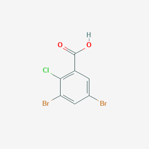 molecular formula C7H3Br2ClO2 B1296663 3,5-Dibromo-2-chlorobenzoic acid CAS No. 27003-05-0