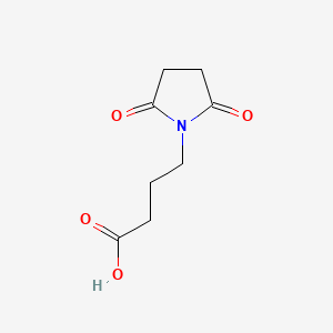 molecular formula C8H11NO4 B1296664 4-(2,5-Dioxopyrrolidin-1-yl)butanoic acid CAS No. 31601-68-0