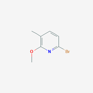 molecular formula C7H8BrNO B12966646 6-Bromo-2-methoxy-3-methylpyridine 
