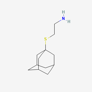 molecular formula C12H21NS B1296666 2-(金刚烷-1-基硫基)乙胺 CAS No. 30771-87-0