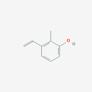 molecular formula C9H10O B12966720 2-Methyl-3-vinylphenol 