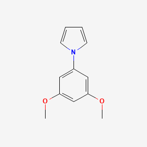 molecular formula C12H13NO2 B1296677 1-(3,5-Dimethoxyphenyl)-1H-pyrrole CAS No. 39779-23-2