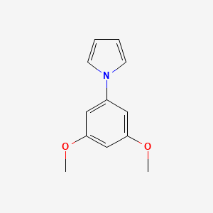 molecular formula C12H13NO2 B1296677 1-(3,5-Dimethoxyphenyl)pyrrole CAS No. 39779-23-2