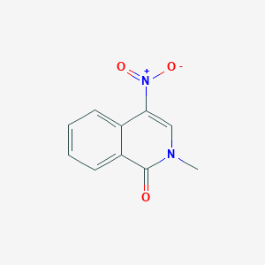 molecular formula C10H8N2O3 B1296678 2-Methyl-4-nitroisoquinolin-1(2H)-one CAS No. 33930-79-9