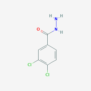 molecular formula C7H6Cl2N2O B1296682 3,4-Dichlorobenzohydrazide CAS No. 28036-91-1