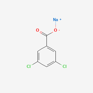 molecular formula C7H4Cl2NaO2 B12966909 CID 168006477 CAS No. 154862-40-5