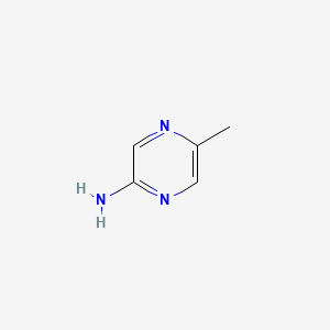 molecular formula C5H7N3 B1296693 5-Methylpyrazin-2-amine CAS No. 5521-58-4