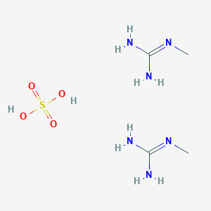 molecular formula C2H9N3O4S B1296694 1-Methylguanidine Sulfate CAS No. 598-12-9