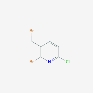 molecular formula C6H4Br2ClN B12966940 2-Bromo-3-(bromomethyl)-6-chloropyridine 