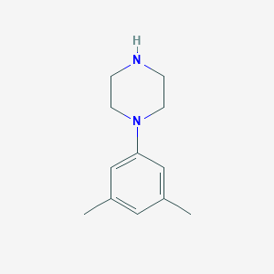 molecular formula C12H18N2 B012967 1-(3,5-二甲基苯基)哌嗪 CAS No. 105907-65-1