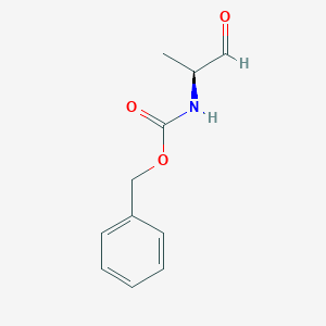 molecular formula C11H13NO3 B1296700 (S)-(1-Methyl-2-oxo-ethyl)-carbamic acid benzyl ester CAS No. 82353-55-7