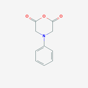 molecular formula C10H9NO3 B1296701 4-Phenylmorpholine-2,6-dione CAS No. 56956-66-2