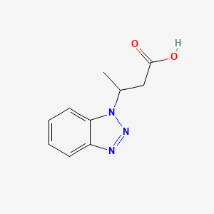 molecular formula C10H11N3O2 B1296702 3-Benzotriazol-1-yl-butyric acid CAS No. 654-13-7